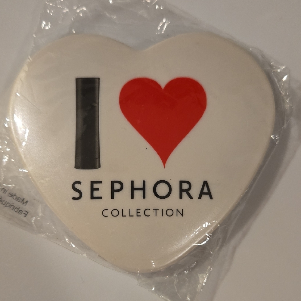 Sephora Collection I Love Heart-Shaped Compact Mirror- Sealed